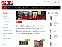 Tablet Screenshot of bbqrubs.com